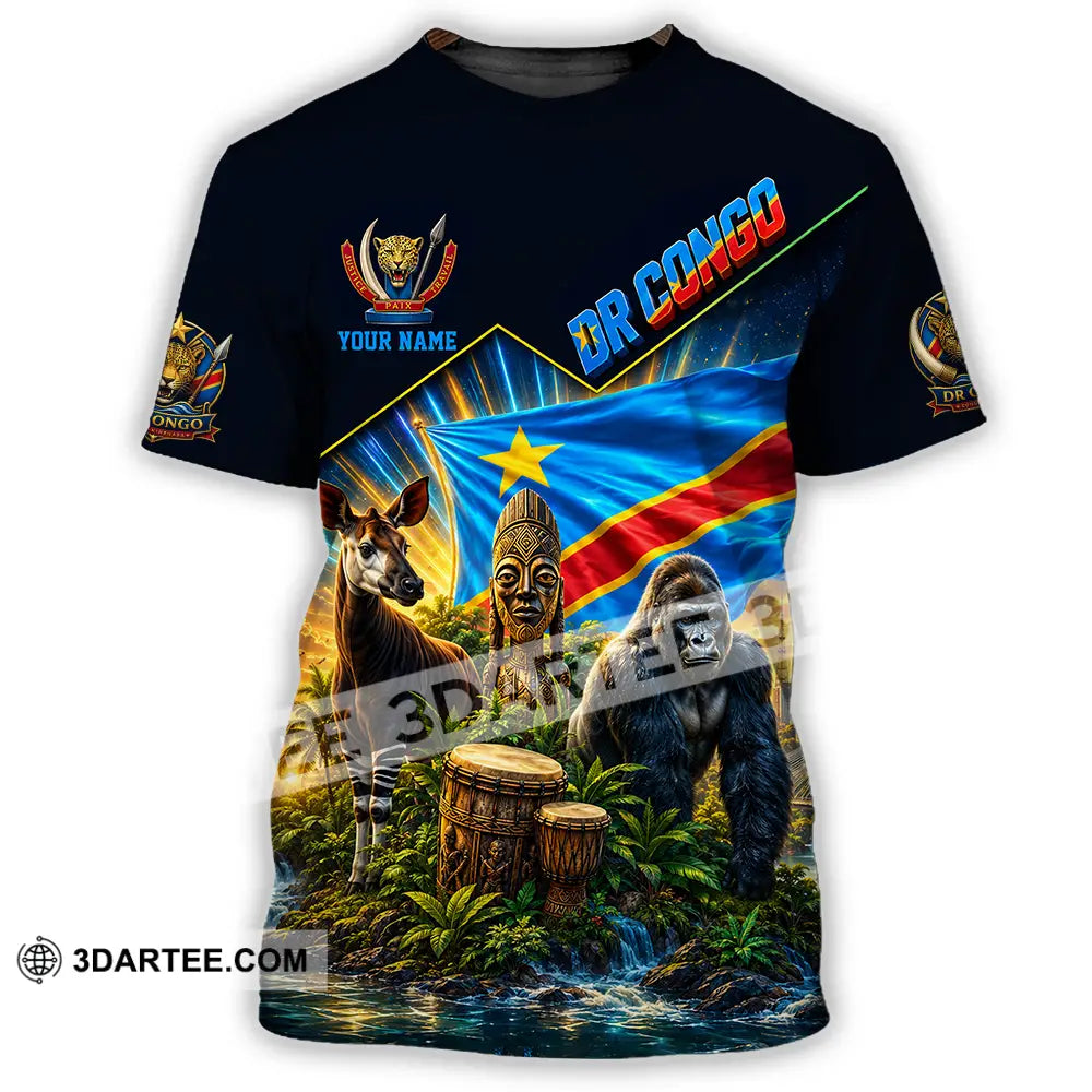 Unisex Shirt - Custom World Cup 2026 Dr Congo Shirt - T-Shirt / S - T-shirt