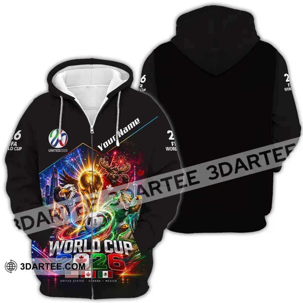 Unisex Shirt - Custom World Cup 2026 Shirt - Zipper Hoodie / S - T-shirt