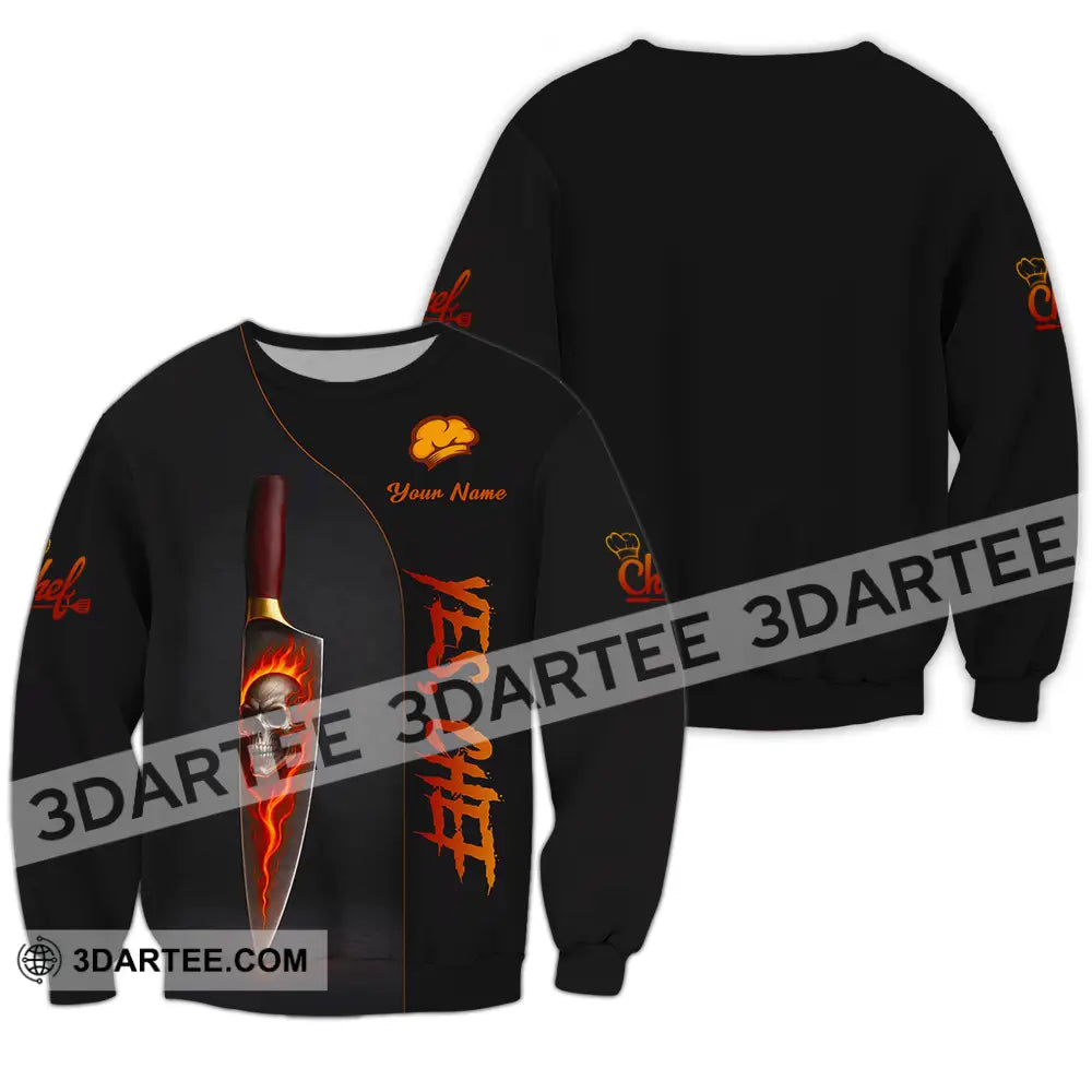 Unisex Shirt - Custom Yes Chef 3D Shirt Long Sleeve / S T-shirt