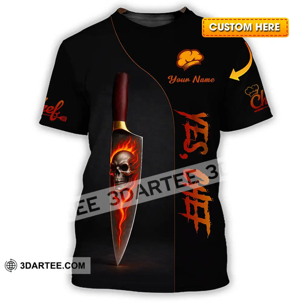 Unisex Shirt - Custom Yes Chef 3D Shirt T-shirt
