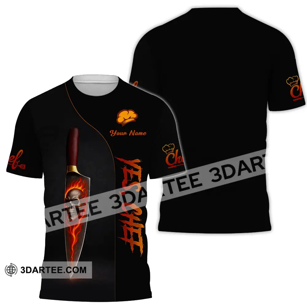 Unisex Shirt - Custom Yes Chef 3D Shirt T-Shirt / S T-shirt