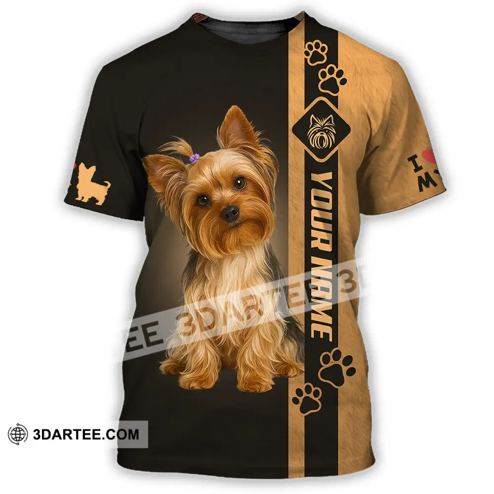 Unisex Shirt - Custom Yorkshire Terrier Shirt T-Shirt / S T-shirt