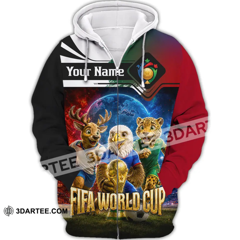 Unisex Shirt - Custom World Cup 2026 Shirt - Zipper Hoodie / S - T-shirt