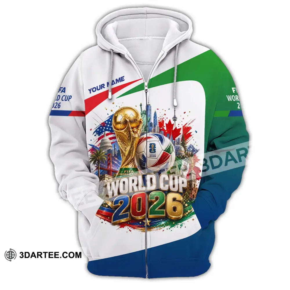 Unisex Shirt - Custom World Cup 2026 Shirt - Zipper Hoodie / S - T-shirt