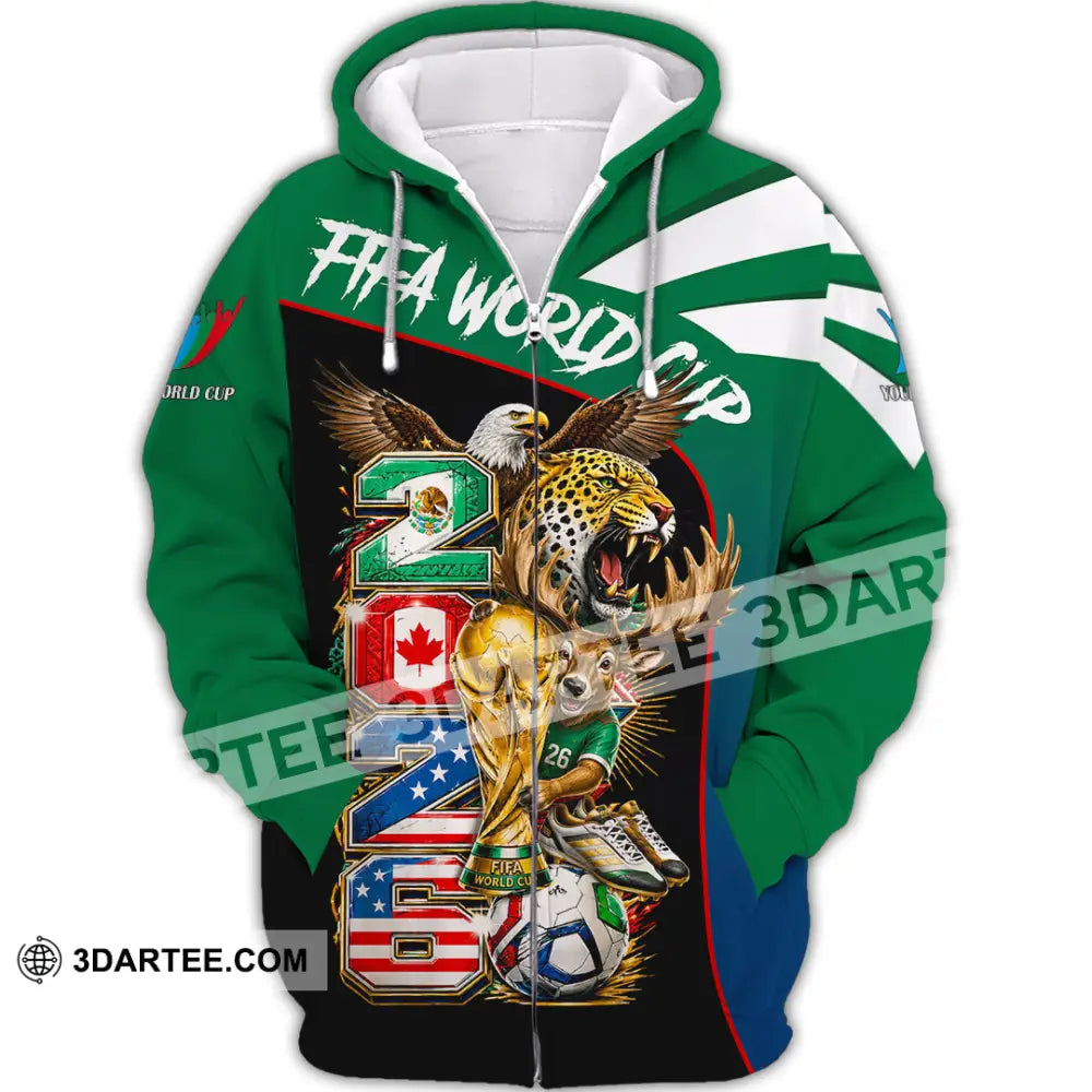Unisex Shirt - Custom World Cup 2026 Shirt - Zipper Hoodie / S - T-shirt