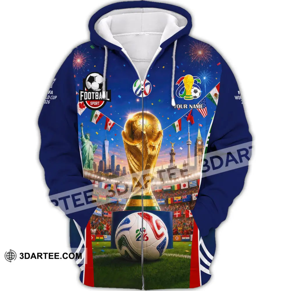 Unisex Shirt - Custom World Cup 2026 Shirt - Zipper Hoodie / S - T-shirt
