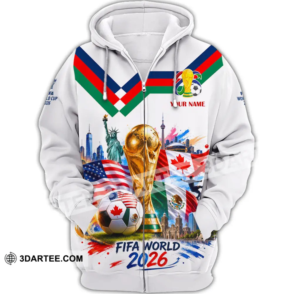 Unisex Shirt - Custom World Cup 2026 Shirt - Zipper Hoodie / S - T-shirt