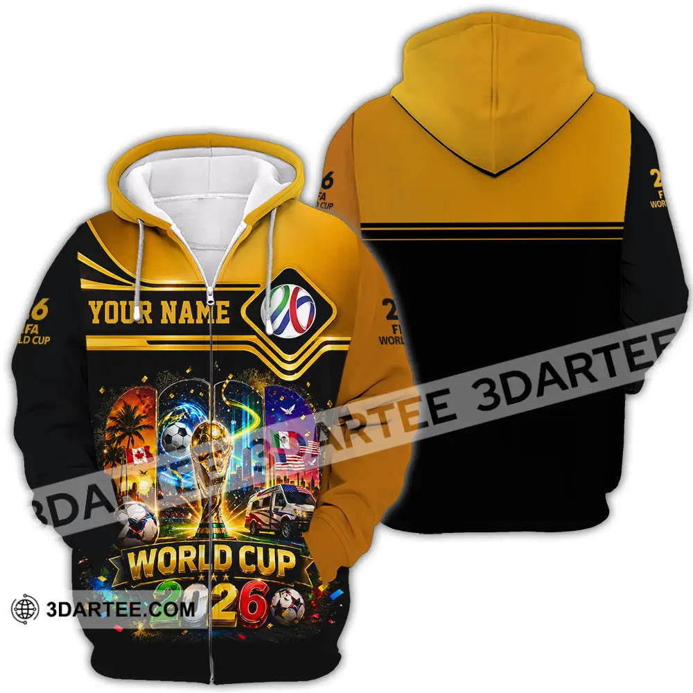 Unisex Shirt - Custom World Cup 2026 Shirt - Zipper Hoodie / S - T-shirt