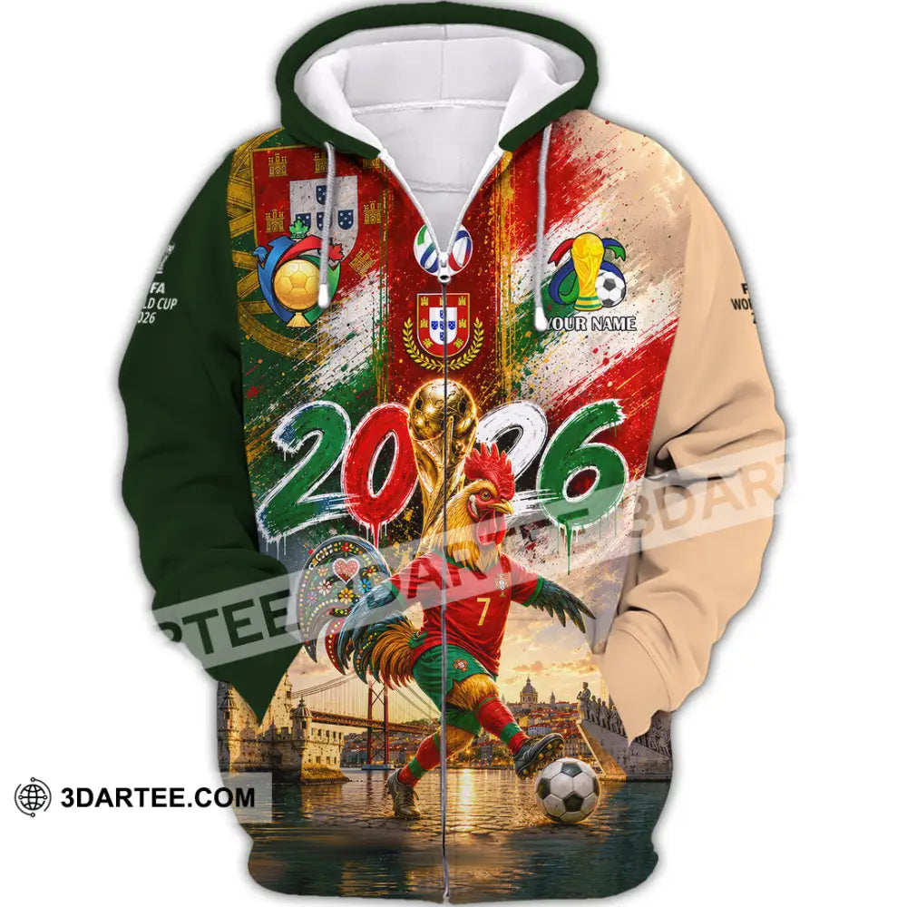 Unisex Shirt - Custom World Cup 2026 Shirt - Zipper Hoodie / S - T-shirt