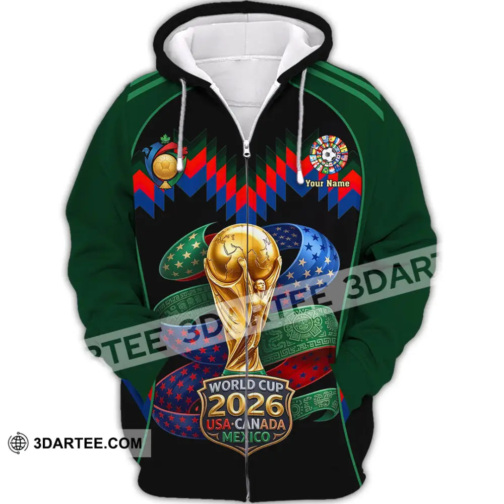 Unisex Shirt - Custom World Cup 2026 Shirt - Zipper Hoodie / S - T-shirt