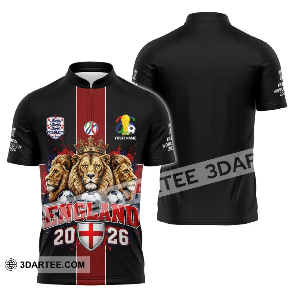 Unisex Shirt - Custom World Cup 2026 Shirt - Zipper Polo Shirt / S - T-shirt