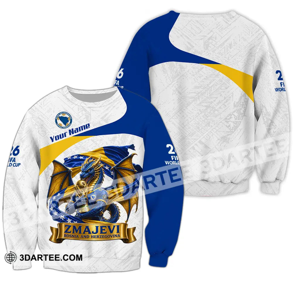 Unisex Shirt - Custom Zmajevi World Cup 2026 3D Shirt - Long Sleeve / S - T-shirt