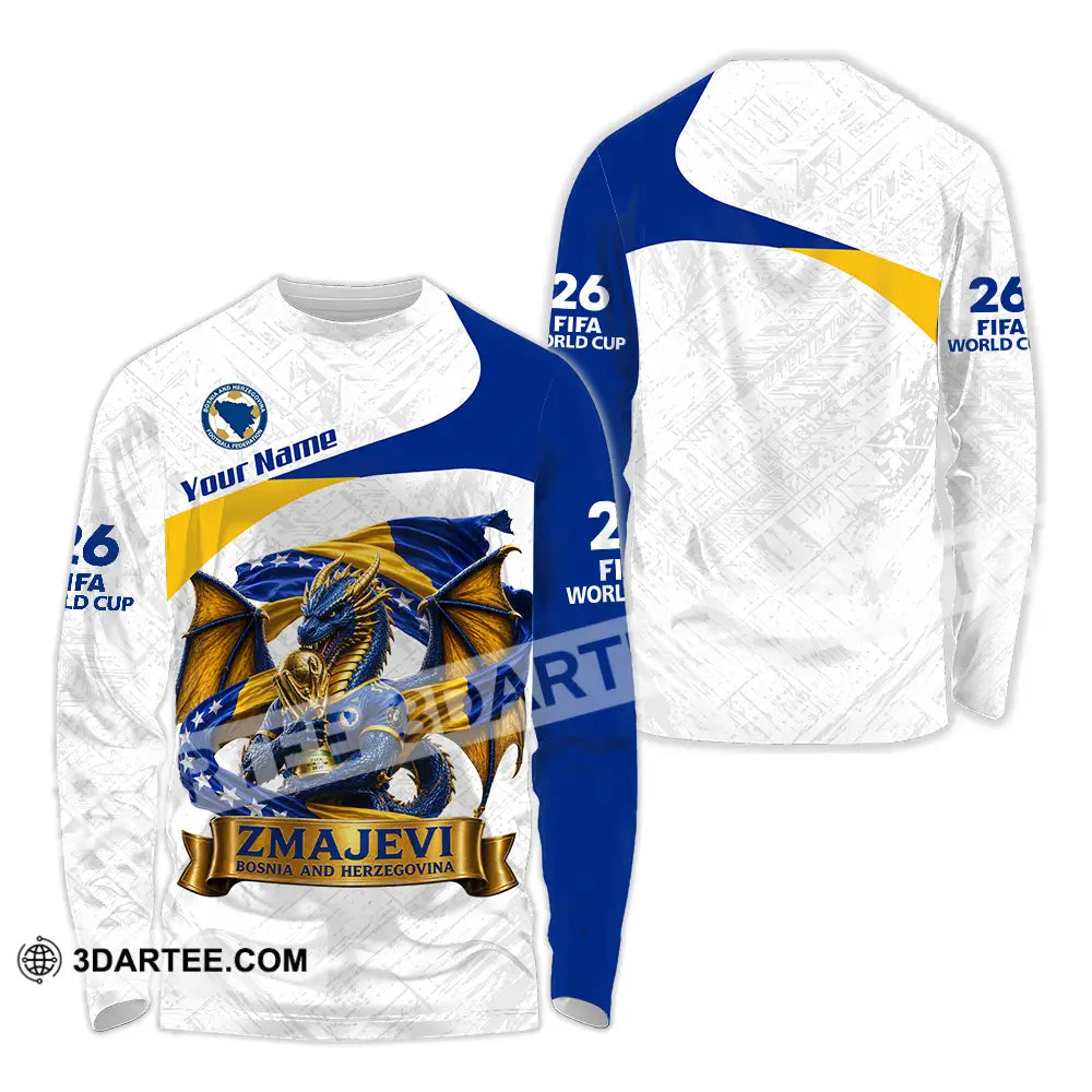 Unisex Shirt - Custom Zmajevi World Cup 2026 3D Shirt - Long Sleeve Shirt / S - T-shirt