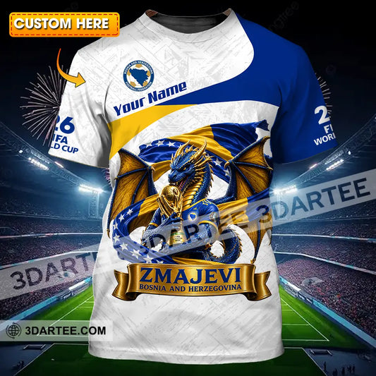 Unisex Shirt - Custom Zmajevi World Cup 2026 3D Shirt - T-shirt