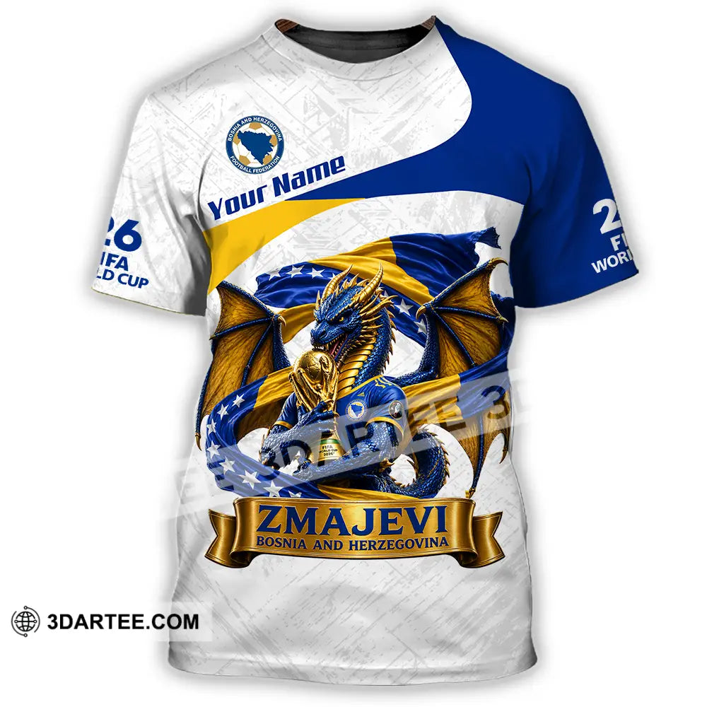 Unisex Shirt - Custom Zmajevi World Cup 2026 3D Shirt - T-Shirt / S - T-shirt