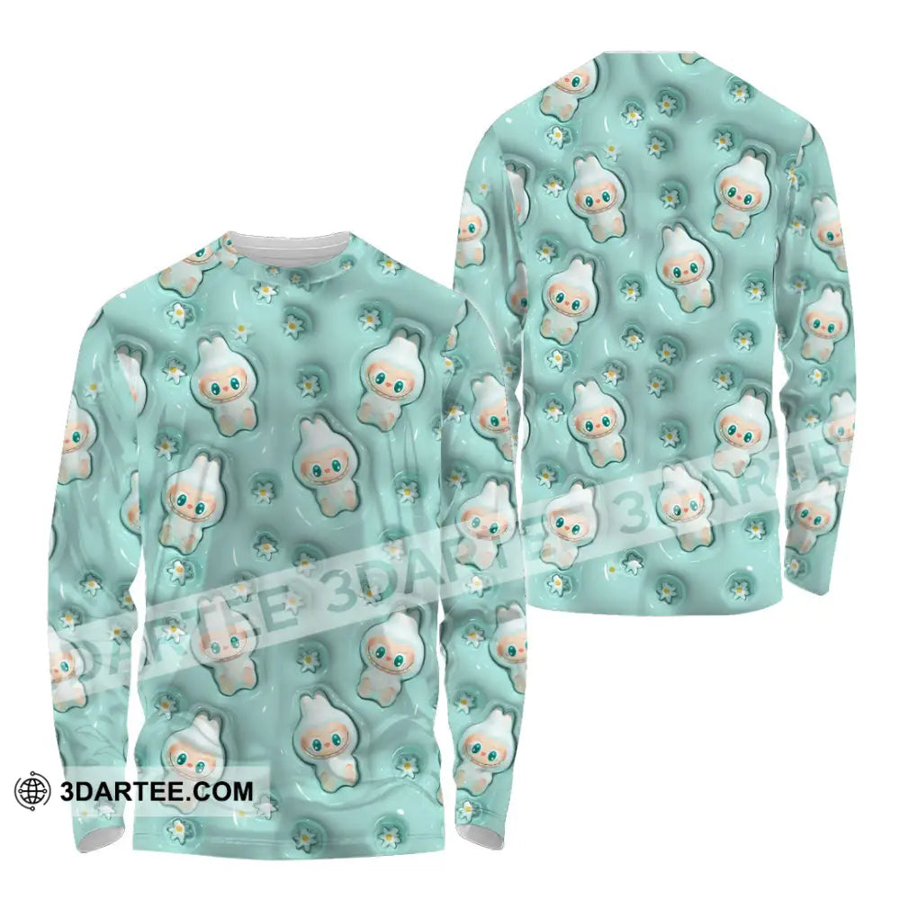 Unisex Shirt - Cute Labubu The Monsters Shirt Multiple Graphic Cute Collectible Gift Long Sleeve Shirt / S T-shirt