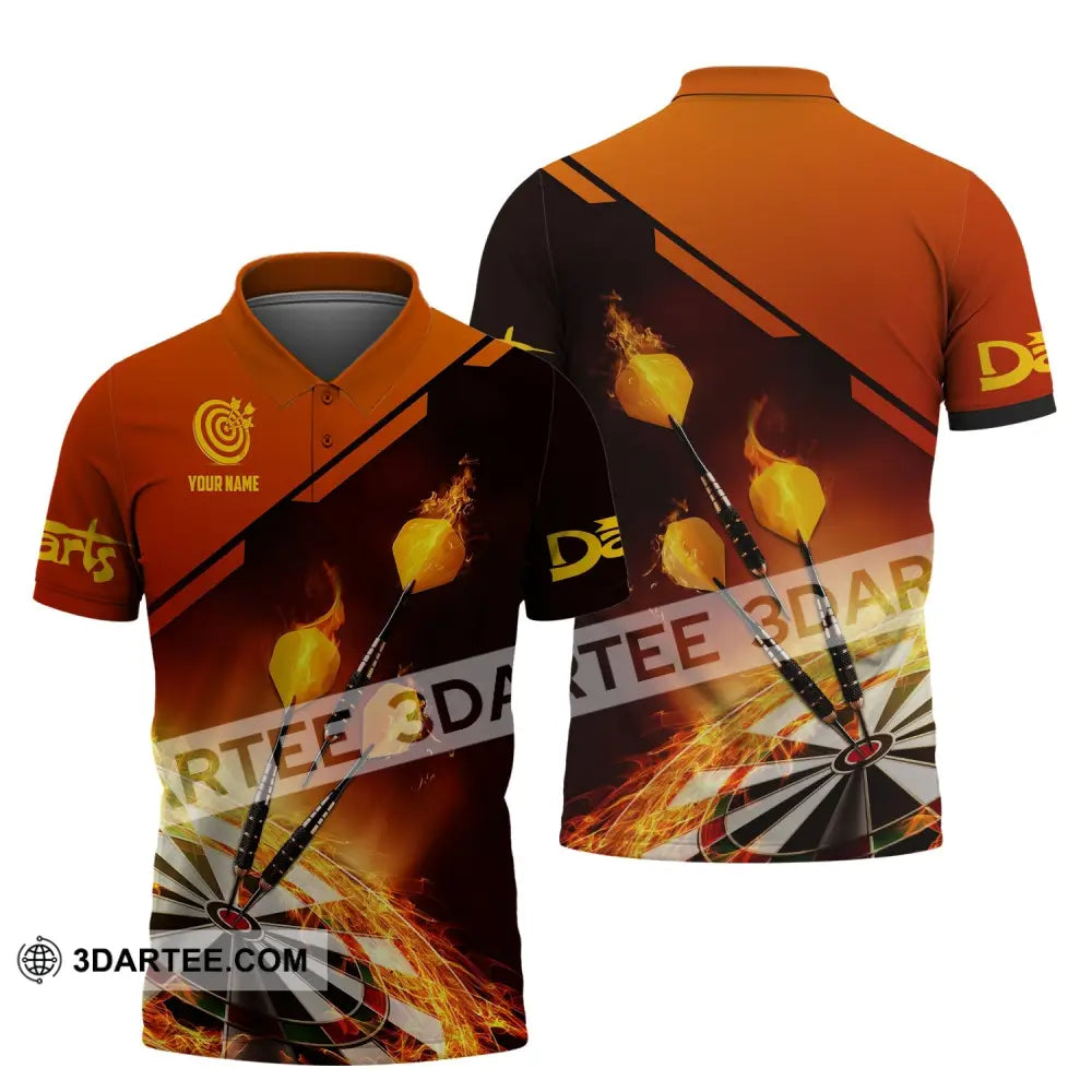 Unisex Shirt Darts T-Shirt Gift For Lover Gamer Polo / S