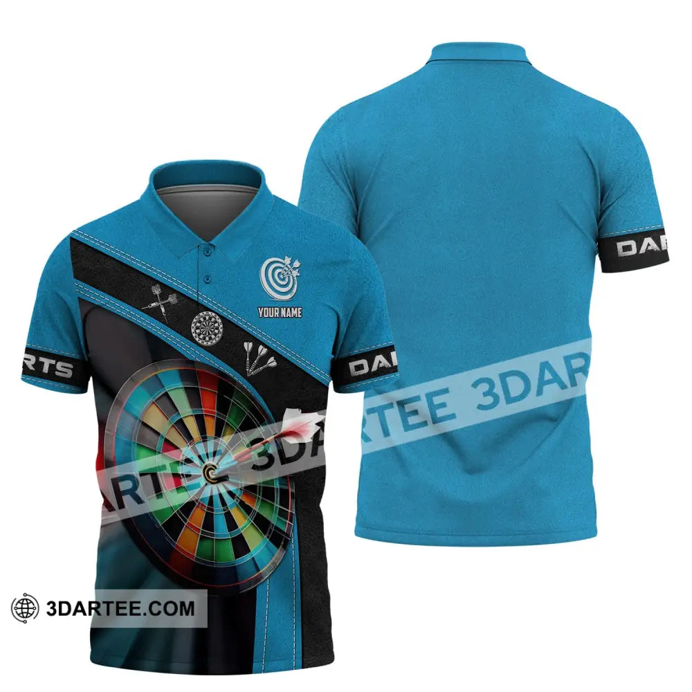 Unisex Shirt Darts T-Shirt Lover Gift Gamer Polo / S