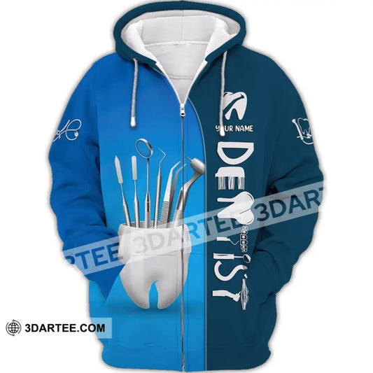 Unisex Shirt Dental Dentist Hoodie Sportwear Zipper / S T-Shirt