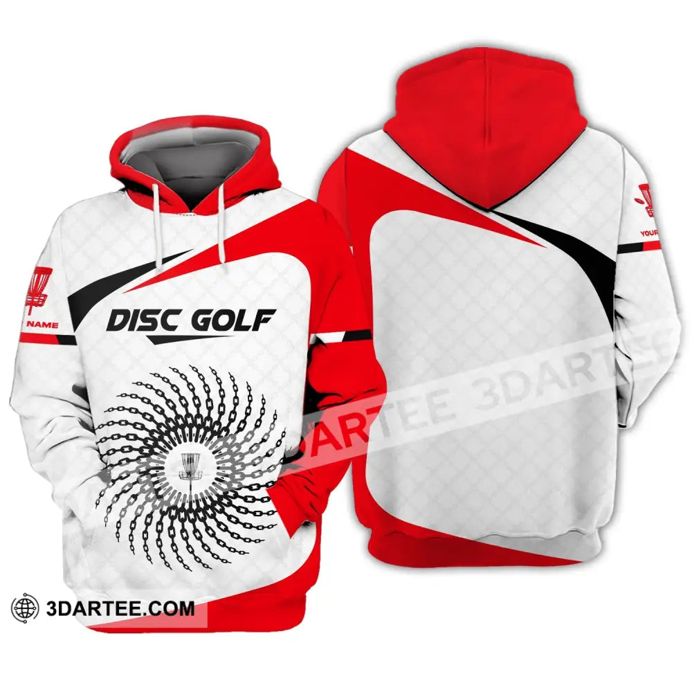 Unisex Shirt Disc Golf Custom Name Polo Gift For Player Tee Hoodie / S T-Shirt