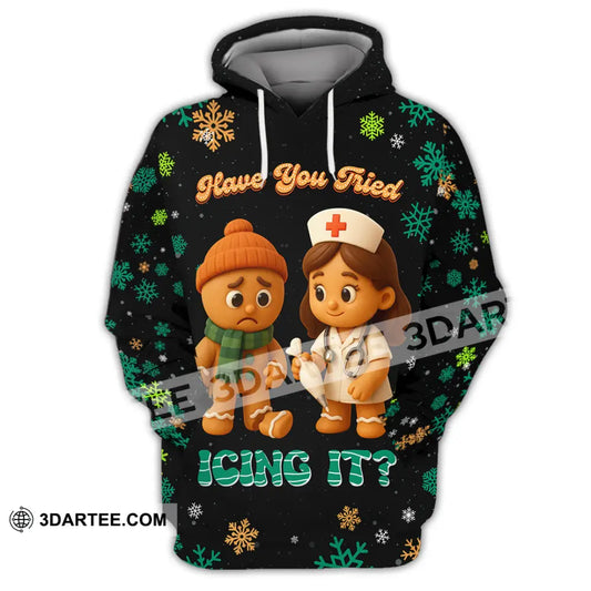 Unisex Shirt - Have You Tried Icing It Christmas Shirt Hoodie / S T-shirt