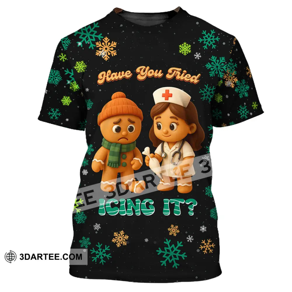 Unisex Shirt - Have You Tried Icing It Christmas Shirt T-Shirt / S T-shirt
