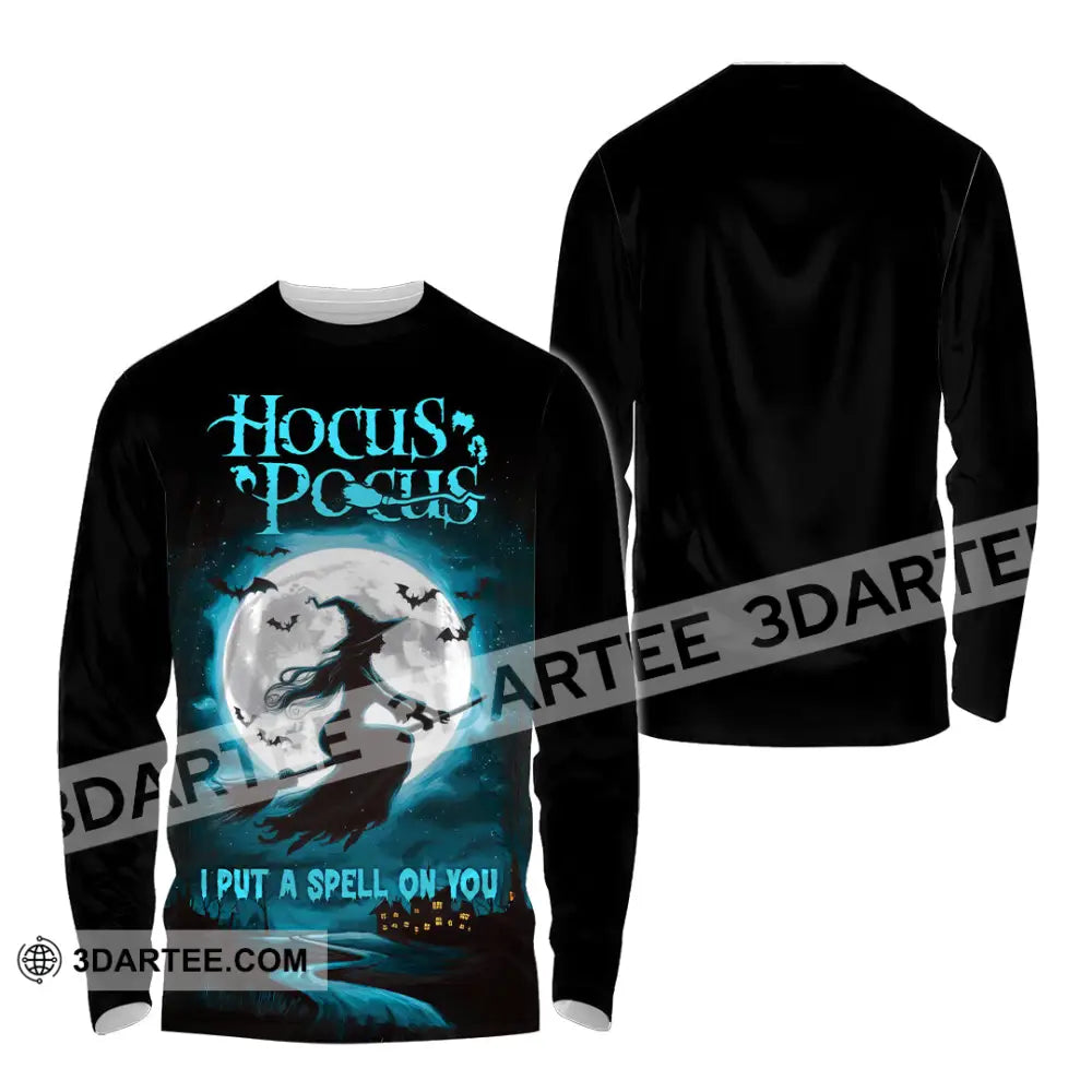 Unisex Shirt - Hocus Pocus I Put A Spell On You Halloween Shirt Long Sleeve Shirt / S T-shirt