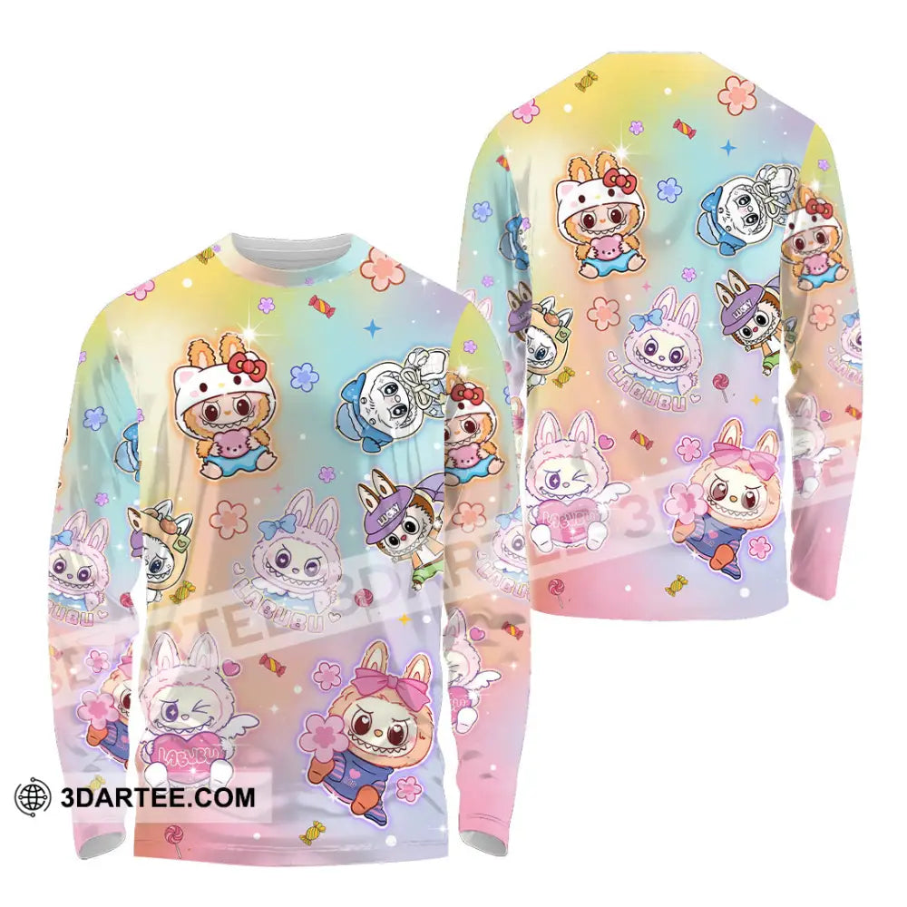 Unisex Shirt - Labubu The Monsters Cute Shirt Cute Collectible Gift Long Sleeve Shirt / S T-shirt