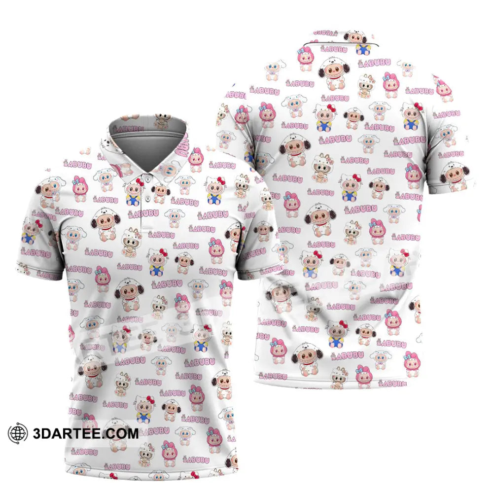 Unisex Shirt - Labubu The Monsters Shirt Cute Collectible Gift Polo Shirt / S T-shirt