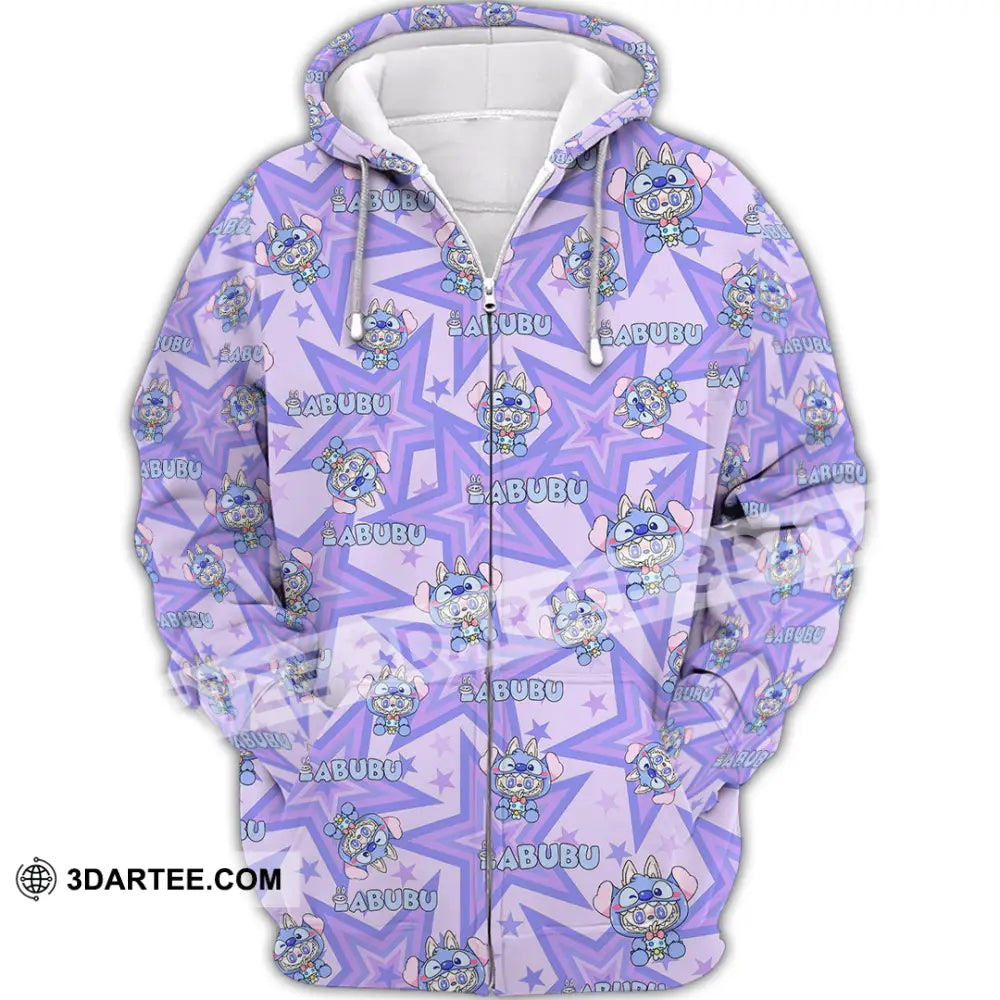 Unisex Shirt - Labubu The Monsters Cute Shirt Multiple Graphic Cute Collectible Gift Zipper Hoodie / S T-shirt