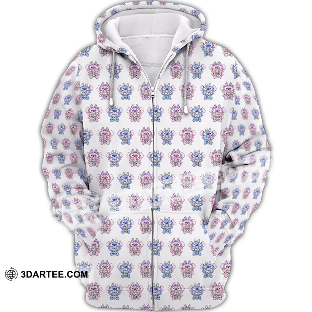 Unisex Shirt - Labubu The Monsters Cute Shirt Multiple Graphic Cute Collectible Gift Zipper Hoodie / S T-shirt