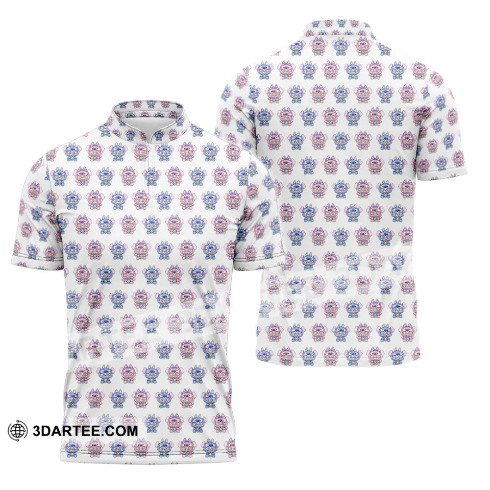 Unisex Shirt - Labubu The Monsters Cute Shirt Multiple Graphic Cute Collectible Gift Zipper Polo Shirt / S T-shirt