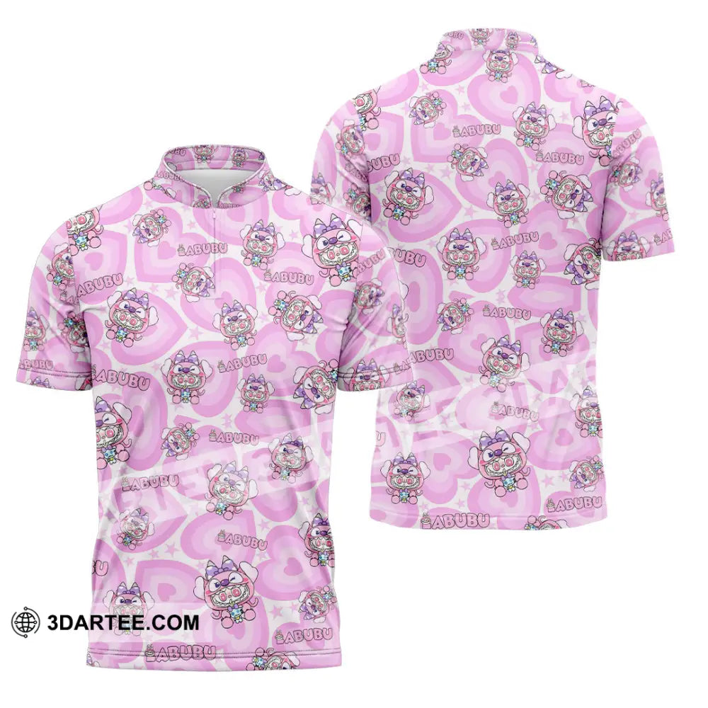 Unisex Shirt - Labubu The Monsters Cute Shirt Multiple Graphic Cute Collectible Gift Zipper Polo Shirt / S T-shirt