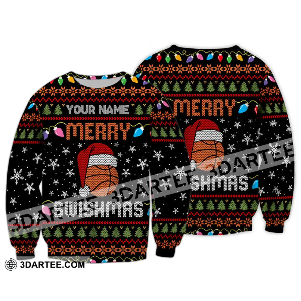 Unisex Shirt - Merry Swishmas Christmas Shirt Long Sleeve / S T-shirt