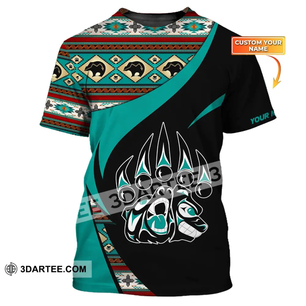 Unisex Shirt Native Bear American Hoodie Indigenous T-Shirt / S