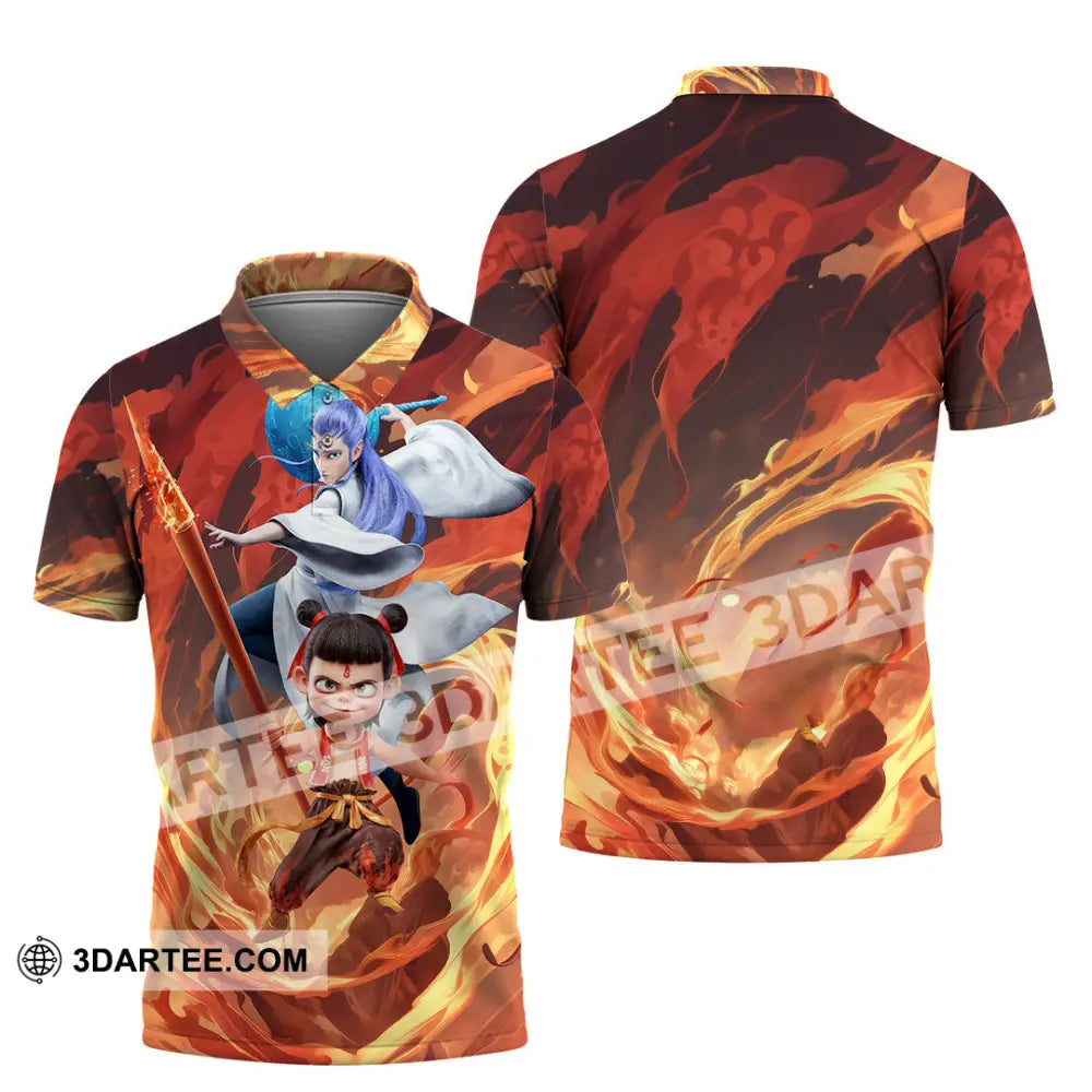 Unisex Shirt - Nezha And Ao Bing Shirt Polo Shirt / S T-shirt