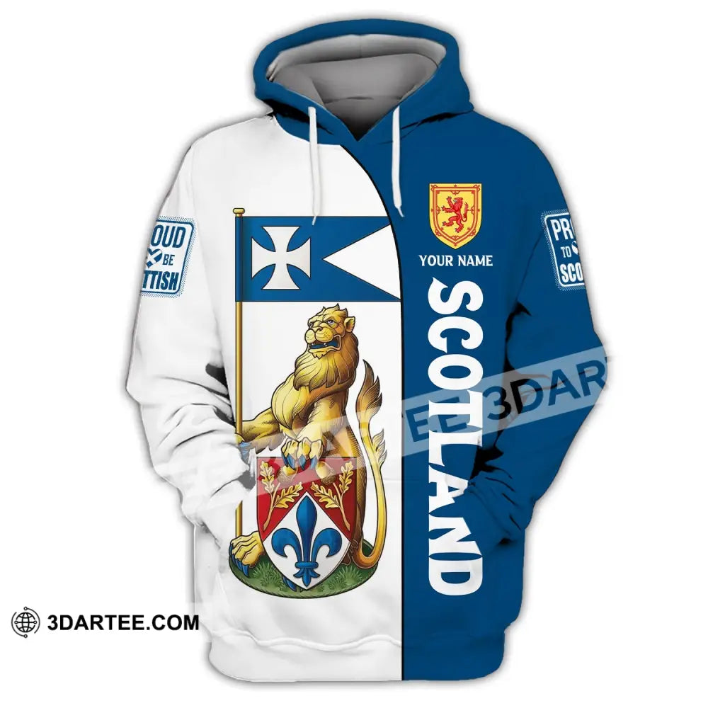 Unisex Shirt Scotland Proud To Be Scottish T-Shirt Forever Hoodie / S