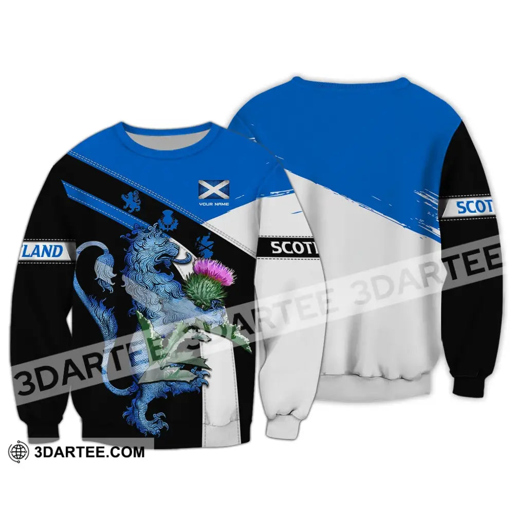 Unisex Shirt Scotland Scottish T-Shirt Clothing Long Sleeve / S