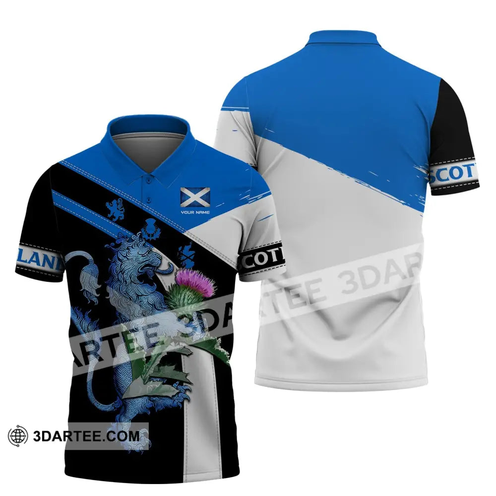 Unisex Shirt Scotland Scottish T-Shirt Clothing Polo / S