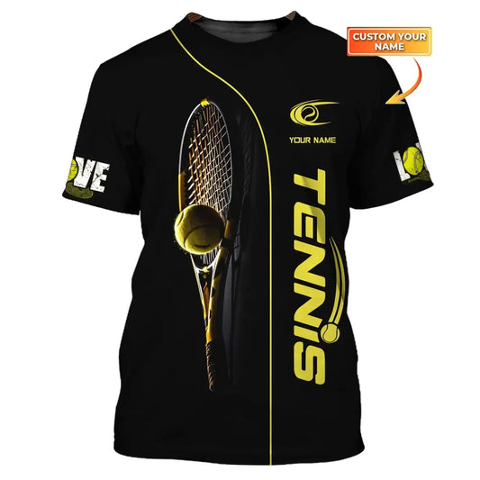 Unisex Shirt Tennis Love T-Shirt Lover Gift Player Apparel