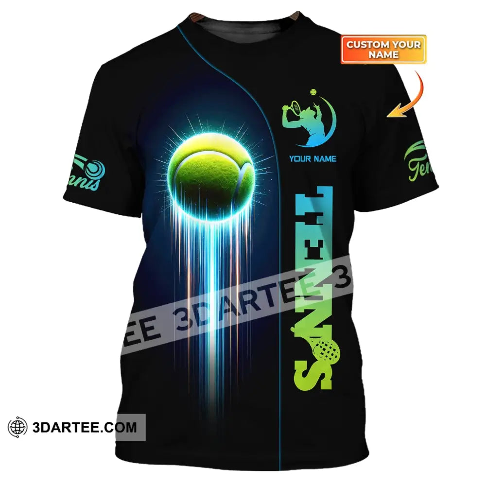 Unisex Shirt Tennis Lover T-Shirt Gift Player Apparel