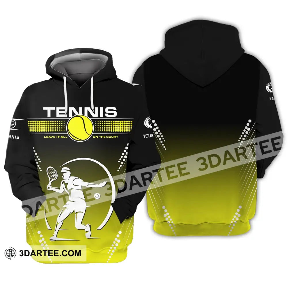 Unisex Shirt Tennis T-Shirt Hoodie Lover Gift Player Apparel / S