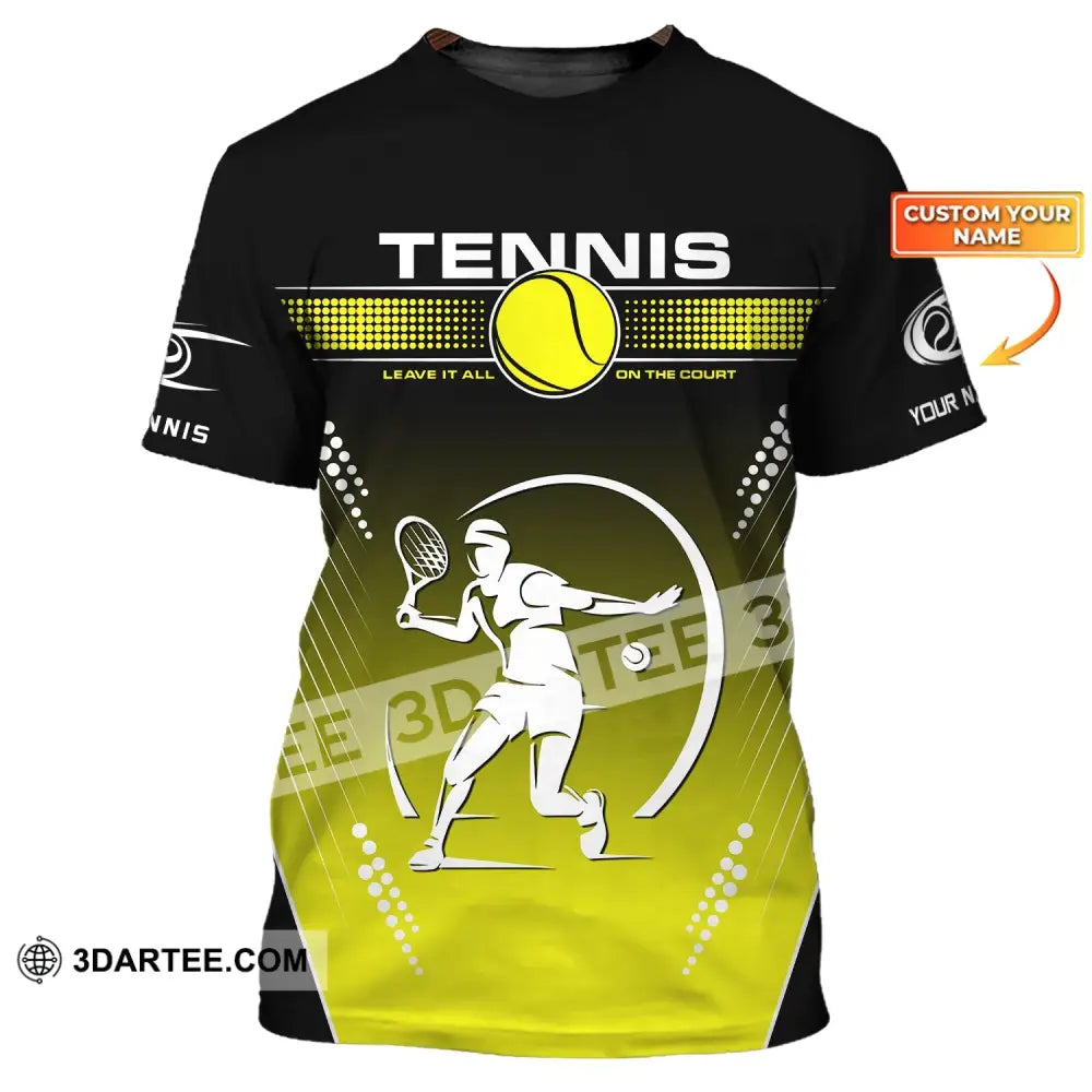 Unisex Shirt Tennis T-Shirt Hoodie Lover Gift Player Apparel / S