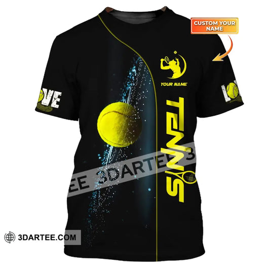 Unisex Shirt Tennis T-Shirt Lover Gift Player Apparel / S