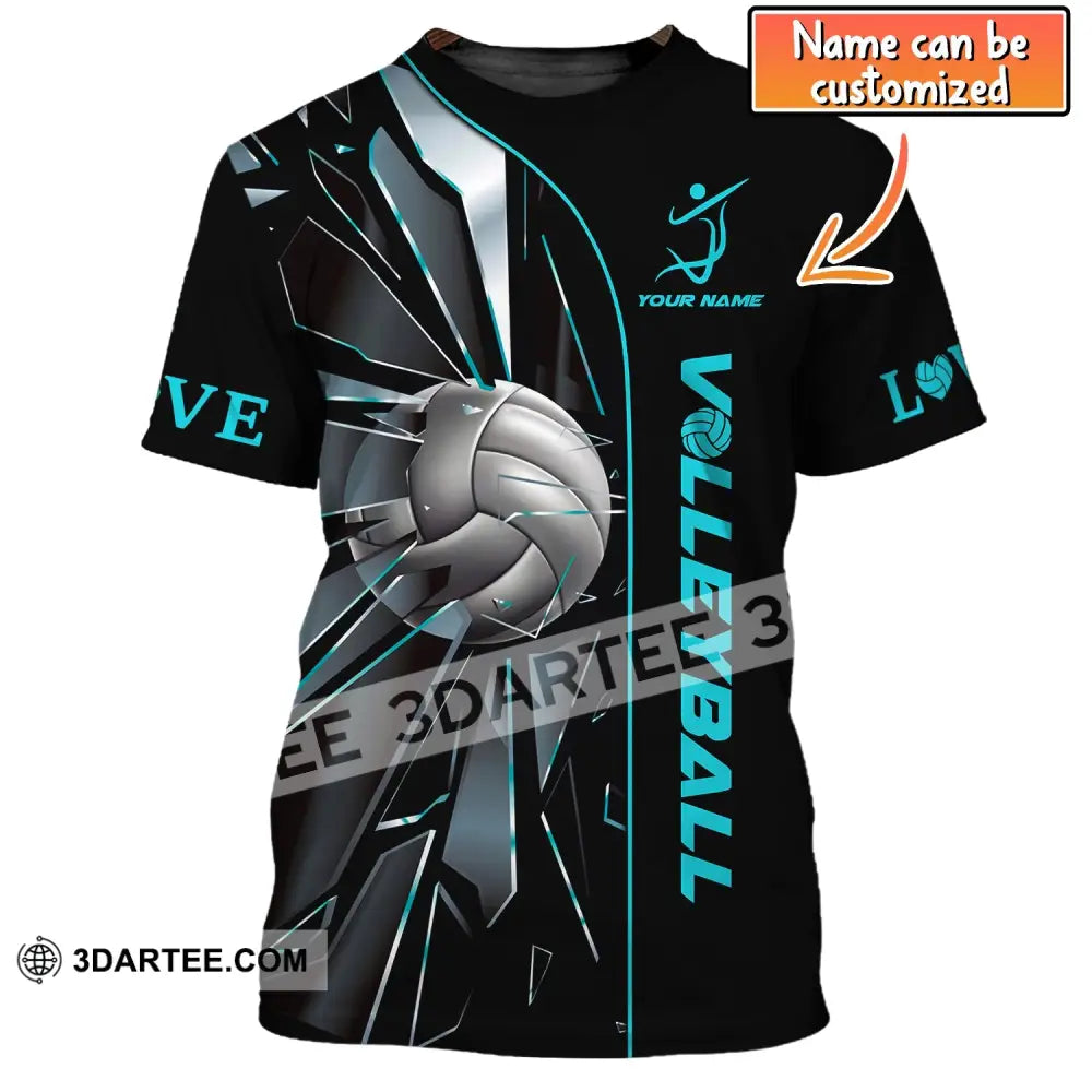 Unisex Shirt Volleyball Custom Love T-Shirt For Club Gift Players