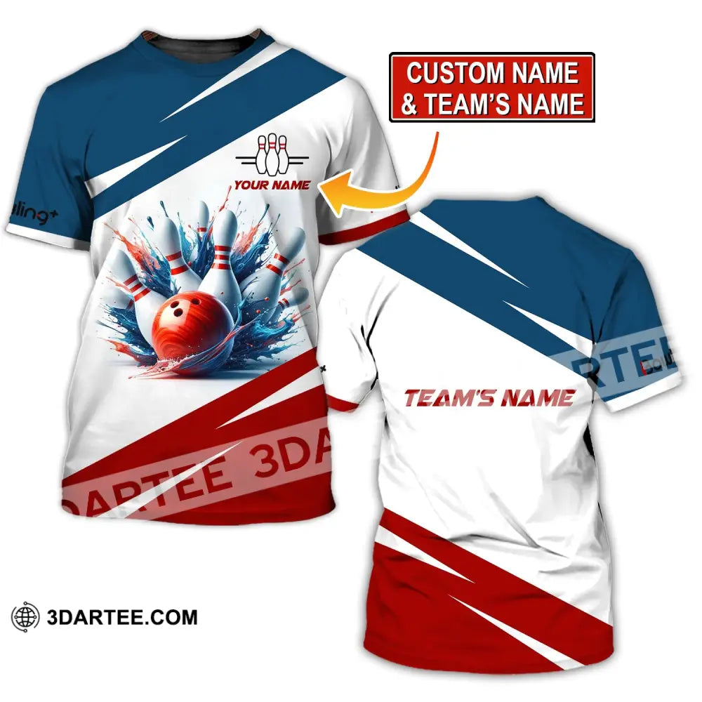 Unisex T-Shirt Custom Name And Team Bowling Club Shirt For Lovers