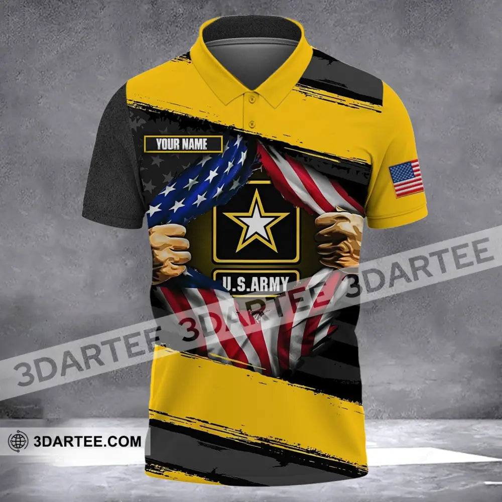 United States Army - American Soldiers Est 1775 Customized U.s. Veteran Polo Shirt Gift For