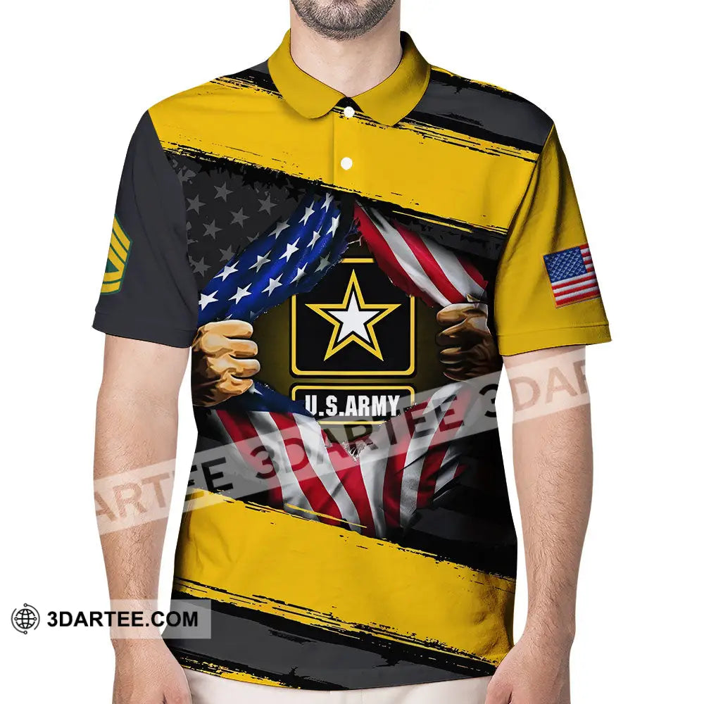 United States Army - American Soldiers Est 1775 Customized U.s. Veteran Polo Shirt Gift For