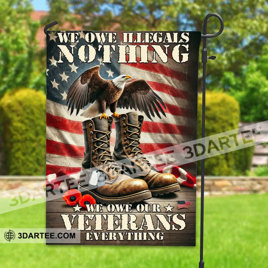 United States Flag Veteran Memorial - American 12×18 Inch / 30X45 Cm Packing: Only Flag