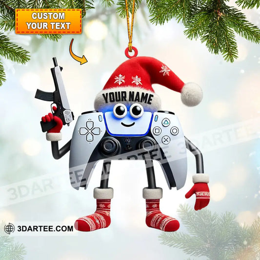 Video Gamer Home Decor Christmas Ornament Personalized Ornament 3.54’’ / 1 Ornament Ornament